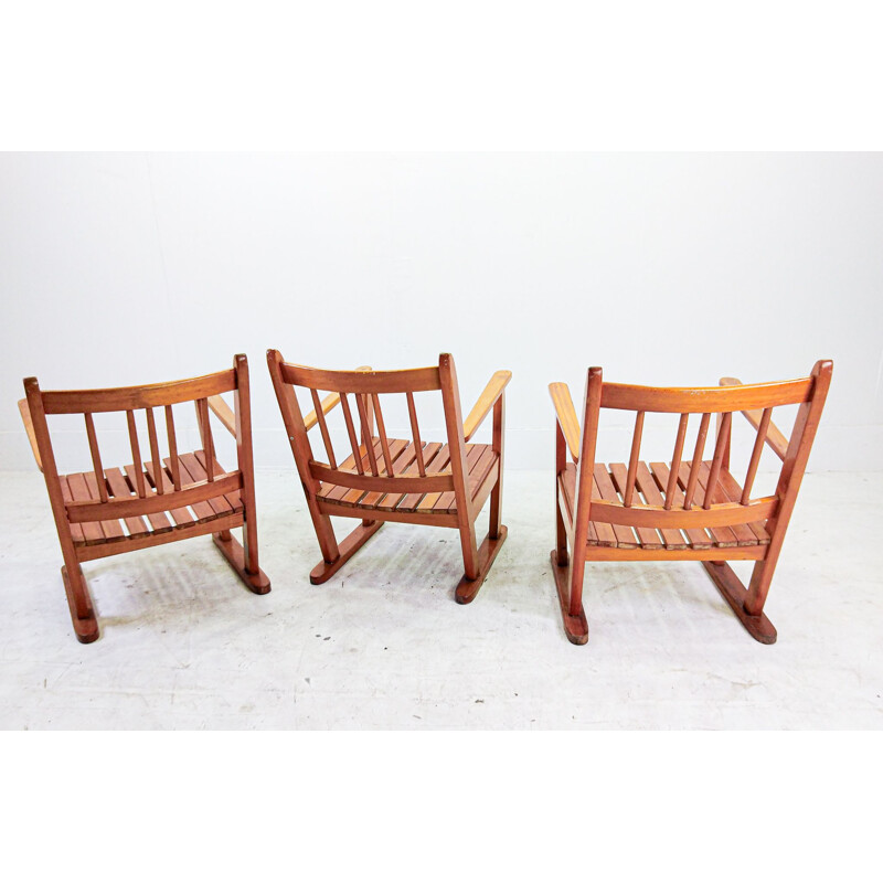 Set of 3 Arnhem Monastary chairs
