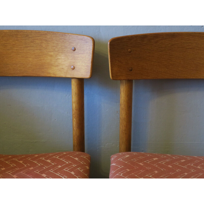 Pair of vintage J39 Elm chairs by Børge Mogensen for Farstrup Møbler, 1950s