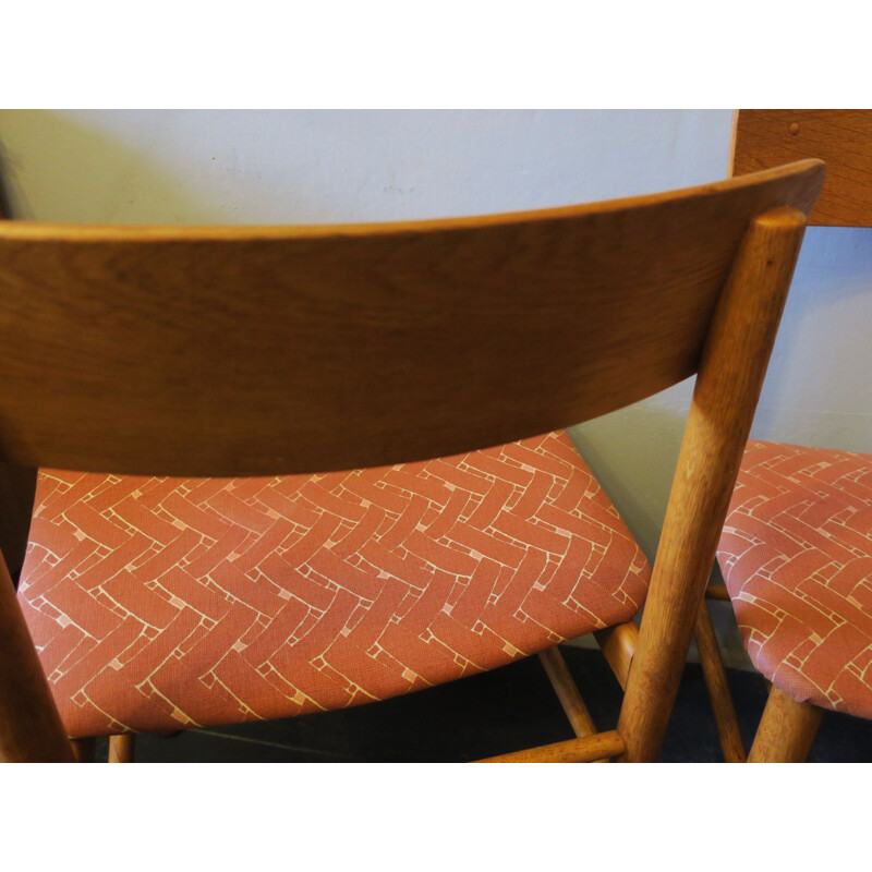 Paire de chaises J39 vintage en orme de Børge Mogensen pour Farstrup Møbler, 1950