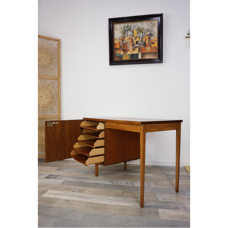 Teak vintage desk from CombinEurop, 1950