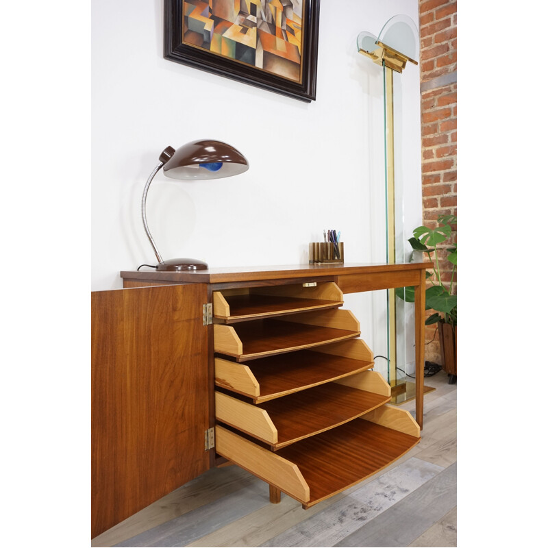 Teak vintage desk from CombinEurop, 1950