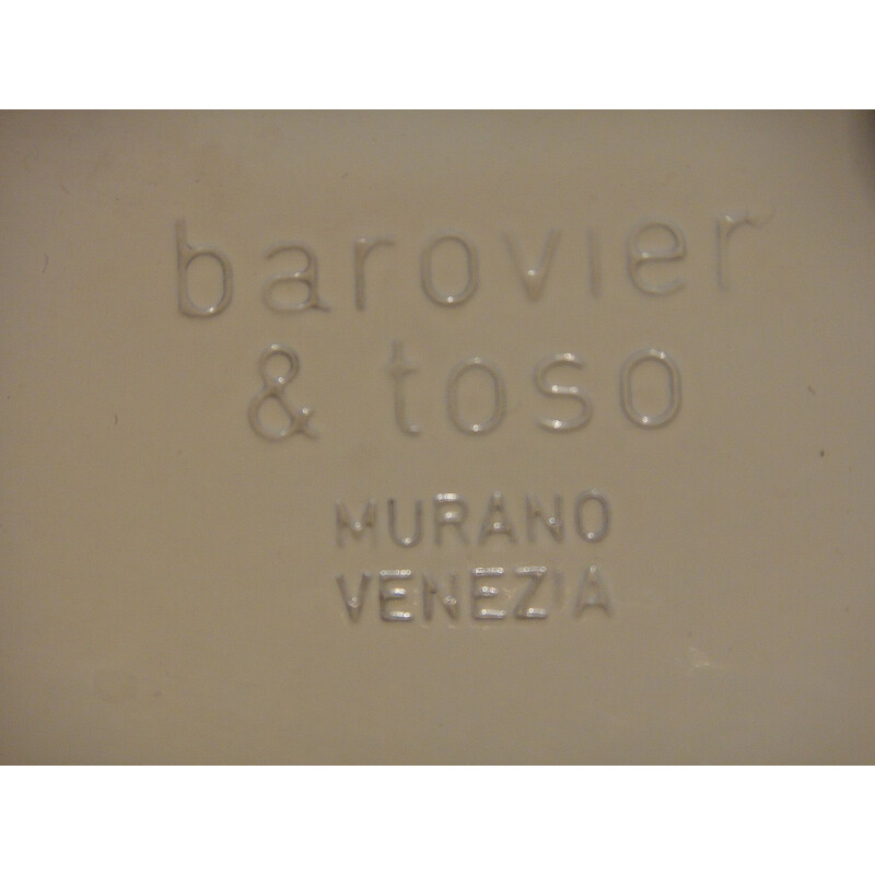 Conjunto de 2 arandelas de vidro Murano de Ercole Barovier para Barovier e Toso, 1960