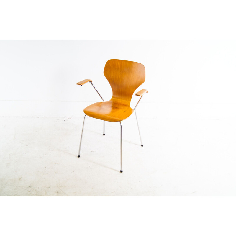 Vintage plywood armchair by Phoenix, Denmark