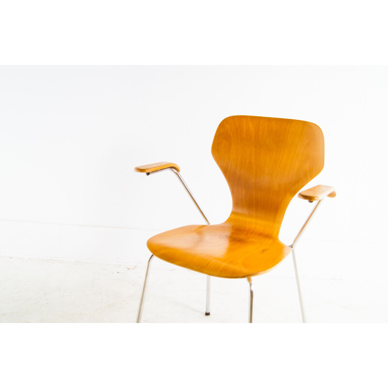 Vintage plywood armchair by Phoenix, Denmark