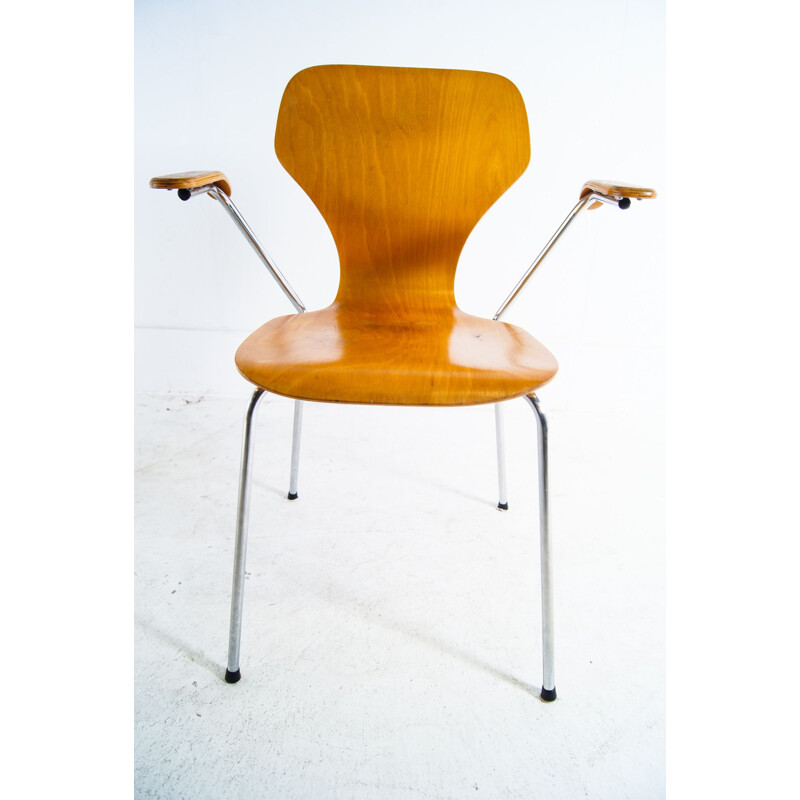 Vintage plywood armchair by Phoenix, Denmark