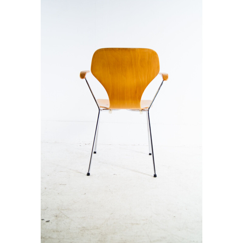 Vintage plywood armchair by Phoenix, Denmark