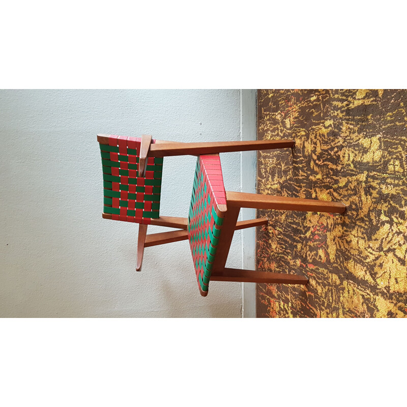 Paire de chaises vintage 666 W de Jems Risom pour Knoll