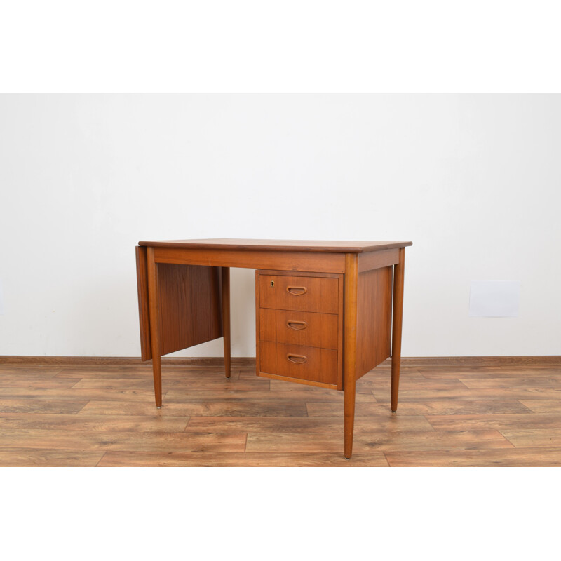 Vintage Danish teak extendable desk, 1960s