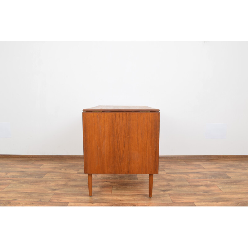 Vintage Danish teak extendable desk, 1960s