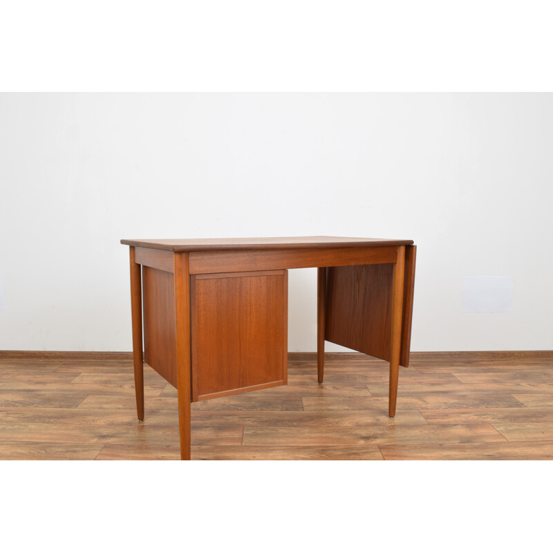 Vintage Danish teak extendable desk, 1960s