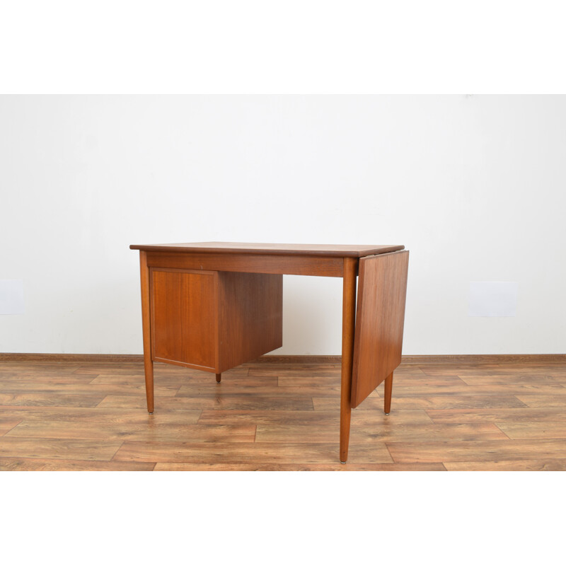 Vintage Danish teak extendable desk, 1960s