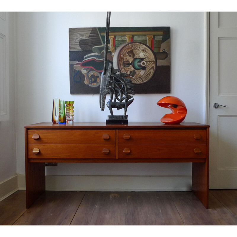 Vintage Ron Carter "Cantata" range teak sideboard for Stag, 1960s