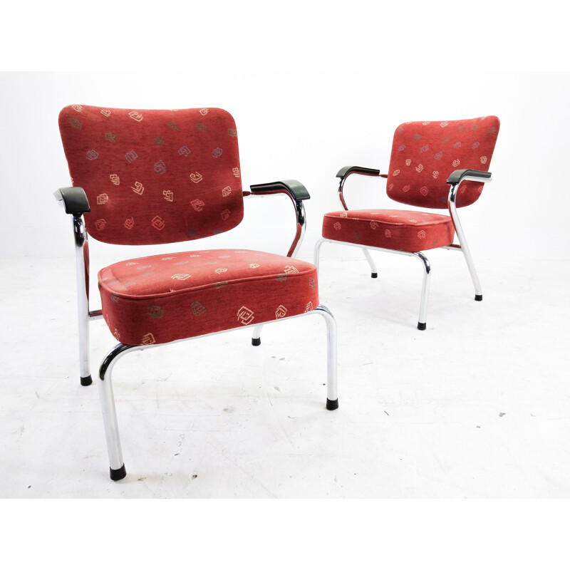 Paire de fauteuils vintage Schuitema 