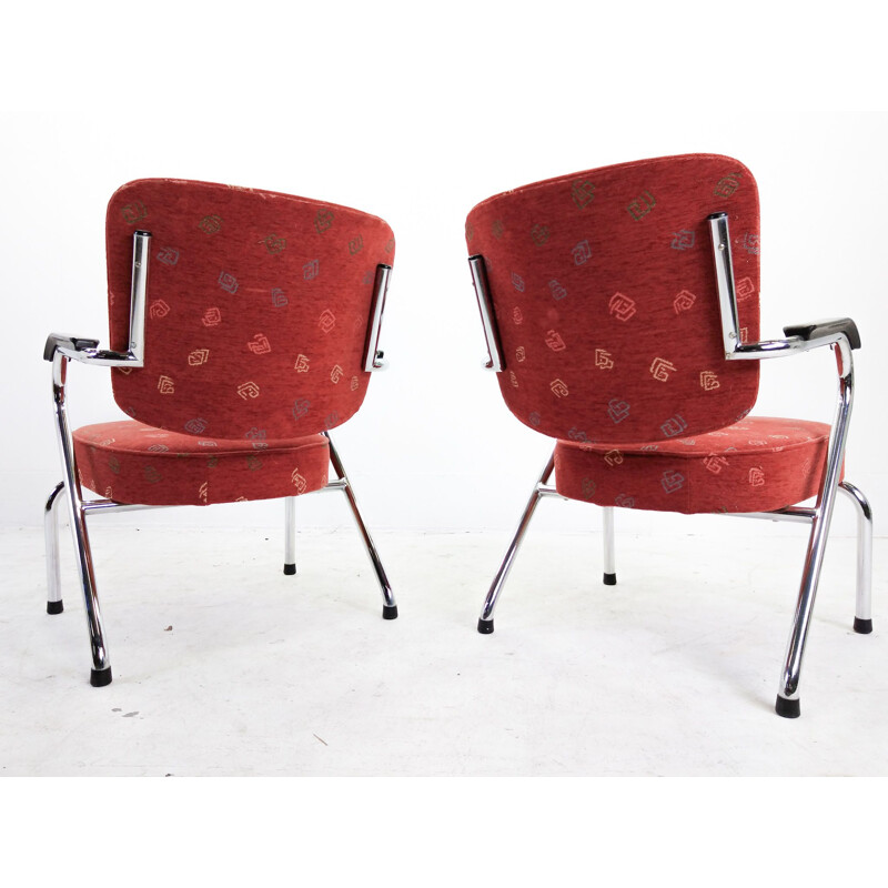 Pair of vintage Schuitema arm chairs