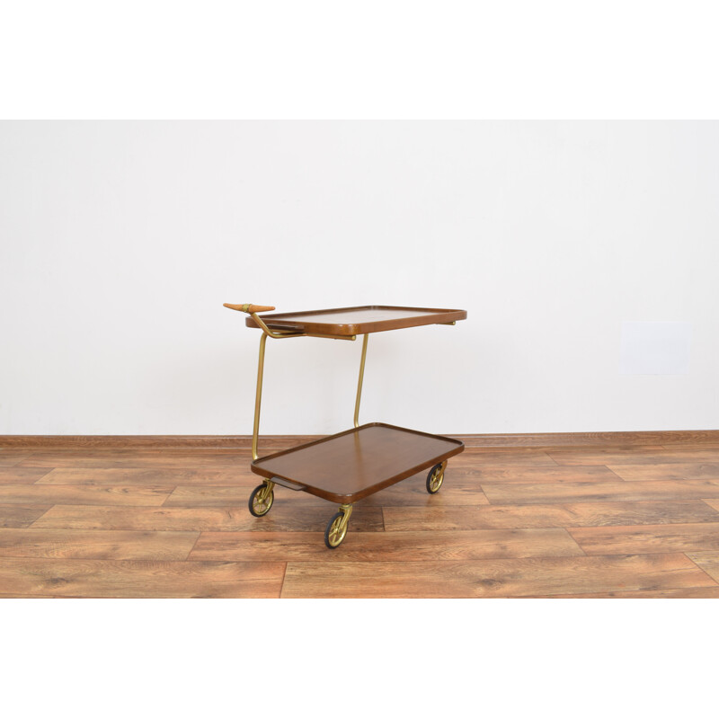 Vintage German serving trolley, 1970s