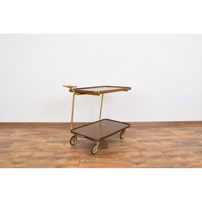 Vintage German serving trolley, 1970s