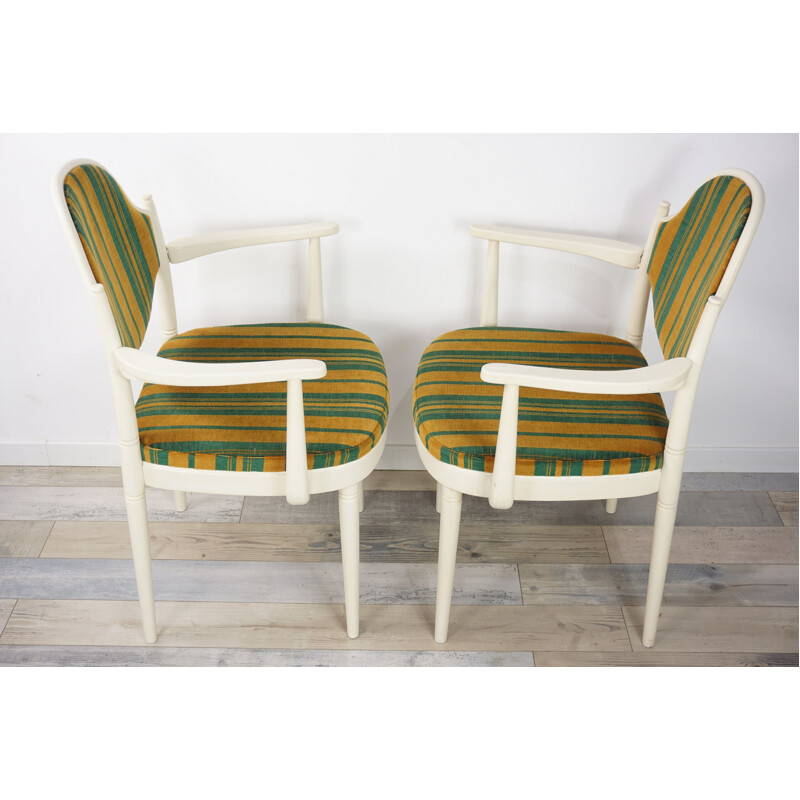 Suite of 6 vintage chairs by Hanno von Gustedt for Thonet