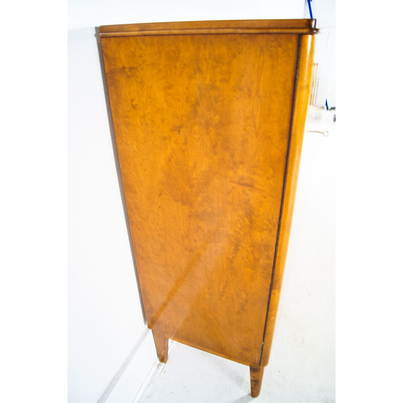 Buffet haut vintage suédois en noyer, 1960