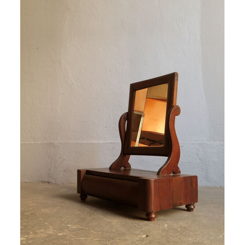 Vintage dressing table in rosewood with drawer 1930s