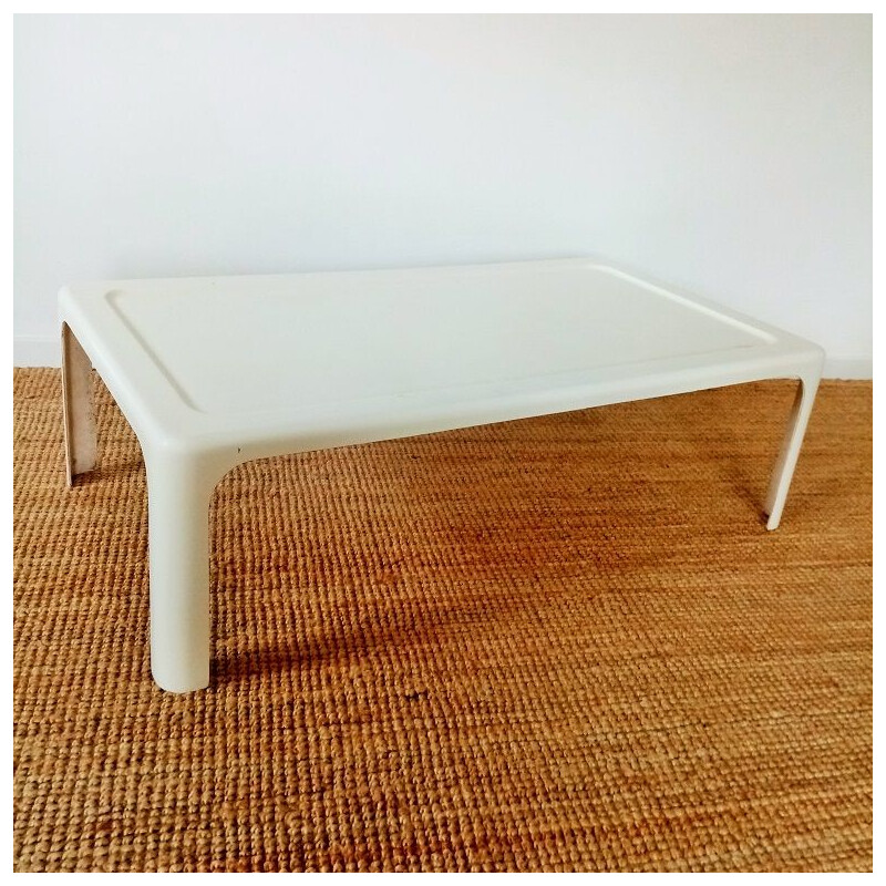 Vintage fiberglass resin coffee table