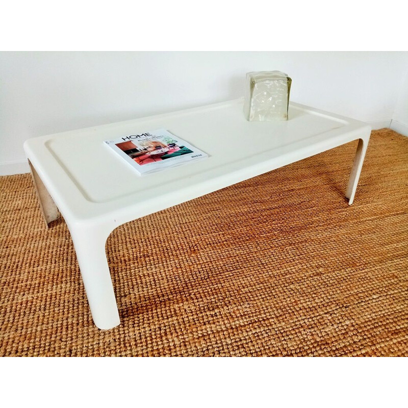 Vintage fiberglass resin coffee table