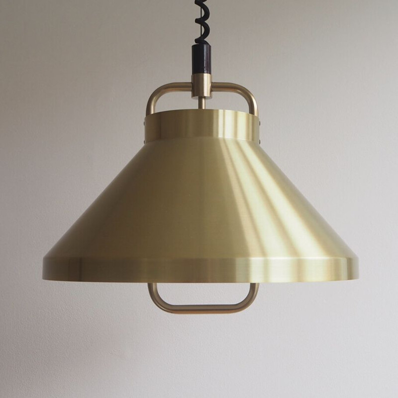 Vintage Danish pendant lamp Tarok, Jo Hammerborg, Fog og Morup, Denmark, 1970