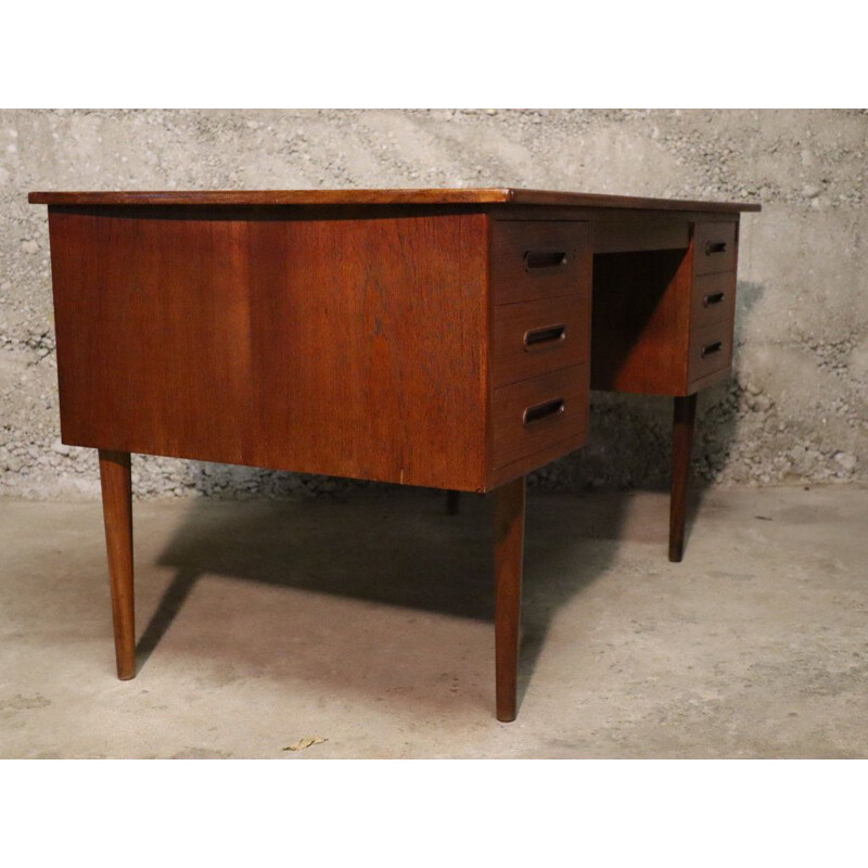 Bureau scandinave vintage en teck 1960