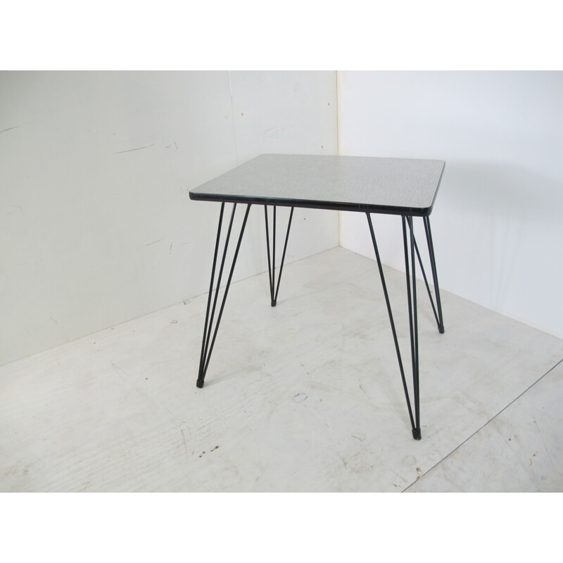 Mesa auxiliar de formica modernista holandesa de Negema, 1950