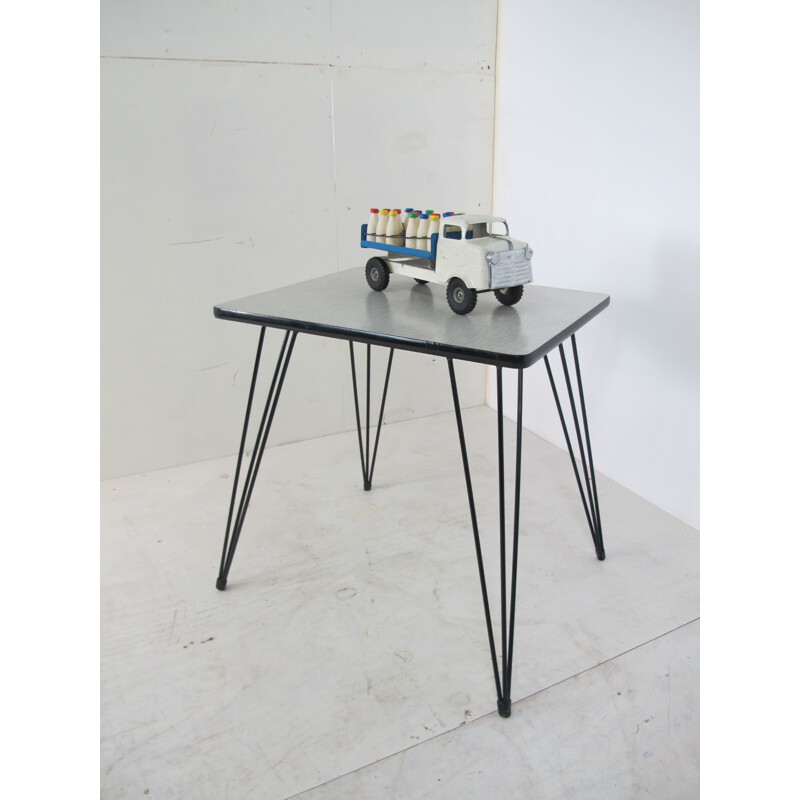 Tavolino modernista olandese in formica di Negema, 1950