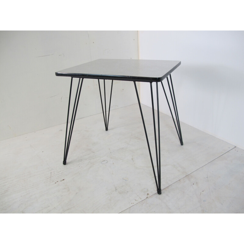 Vintage Dutch Modernist Formica Side Table from Negema, 1950