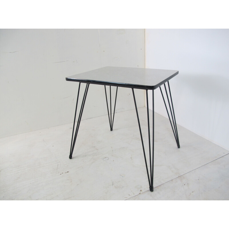 Vintage Dutch Modernist Formica Side Table from Negema, 1950