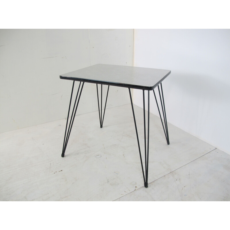 Vintage Dutch Modernist Formica Side Table from Negema, 1950