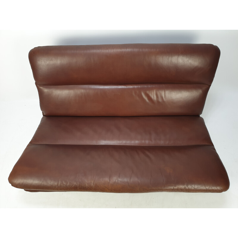 Vintage Leather Sofa by Kho Liang Ie for Artifort, 1960