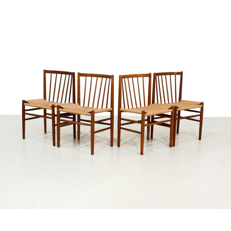 Vintage Jørgen Bækmark J80 Dining Chairs for FDB Møbler