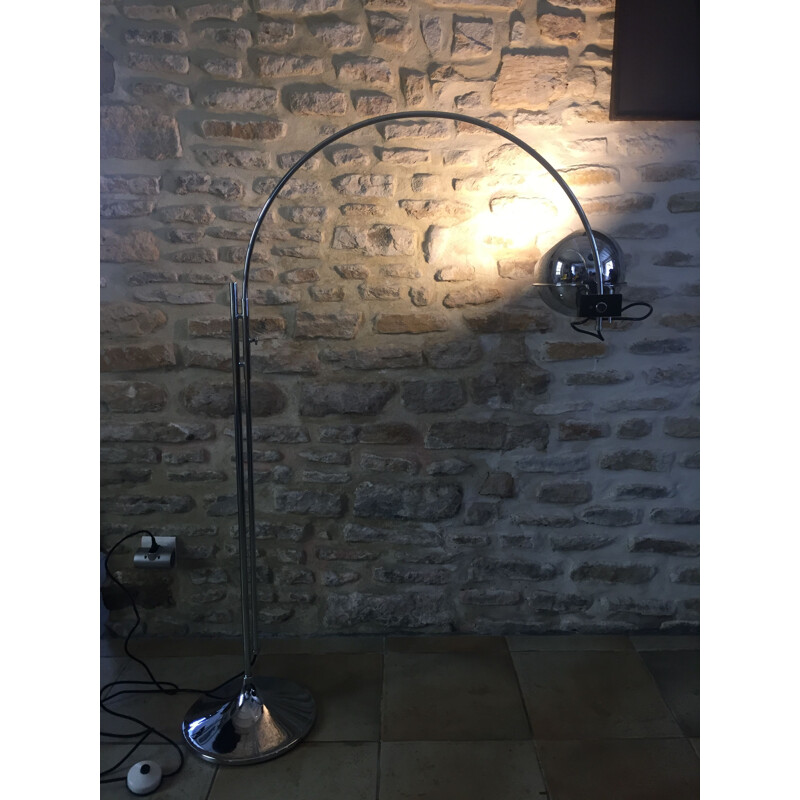 Vintage booglamp van Goffredo Reggiani voor Maison Regianni
