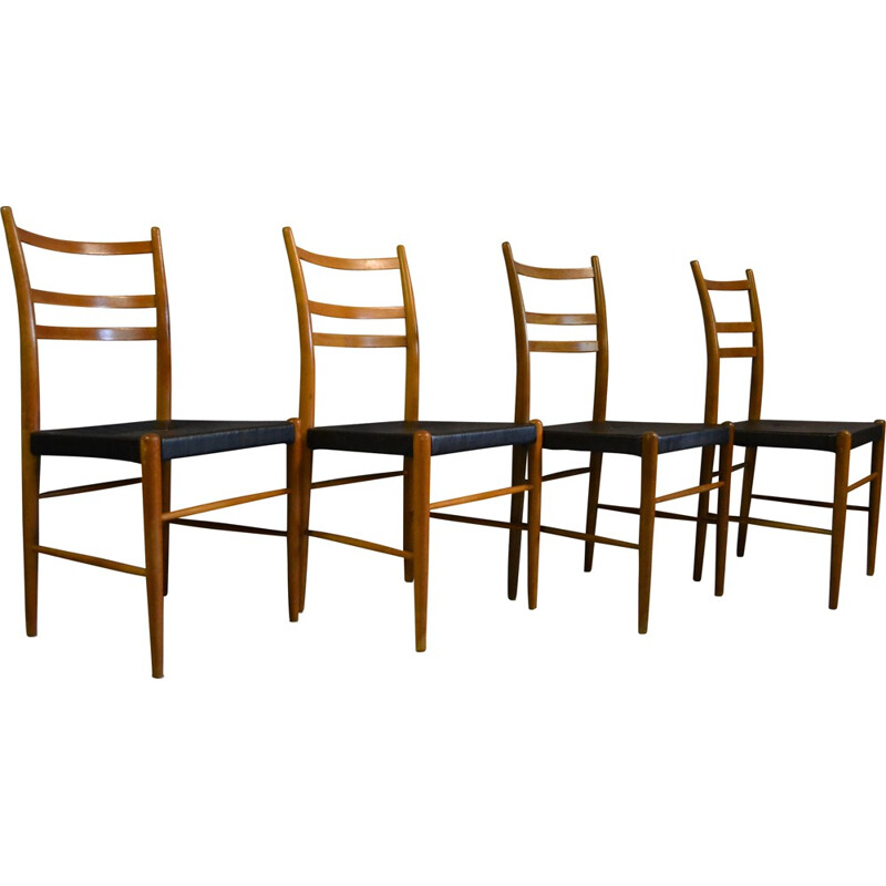 Set of 4 "Gracell" Gemla Sweden chairs, Yngve EKSTROM - 1956