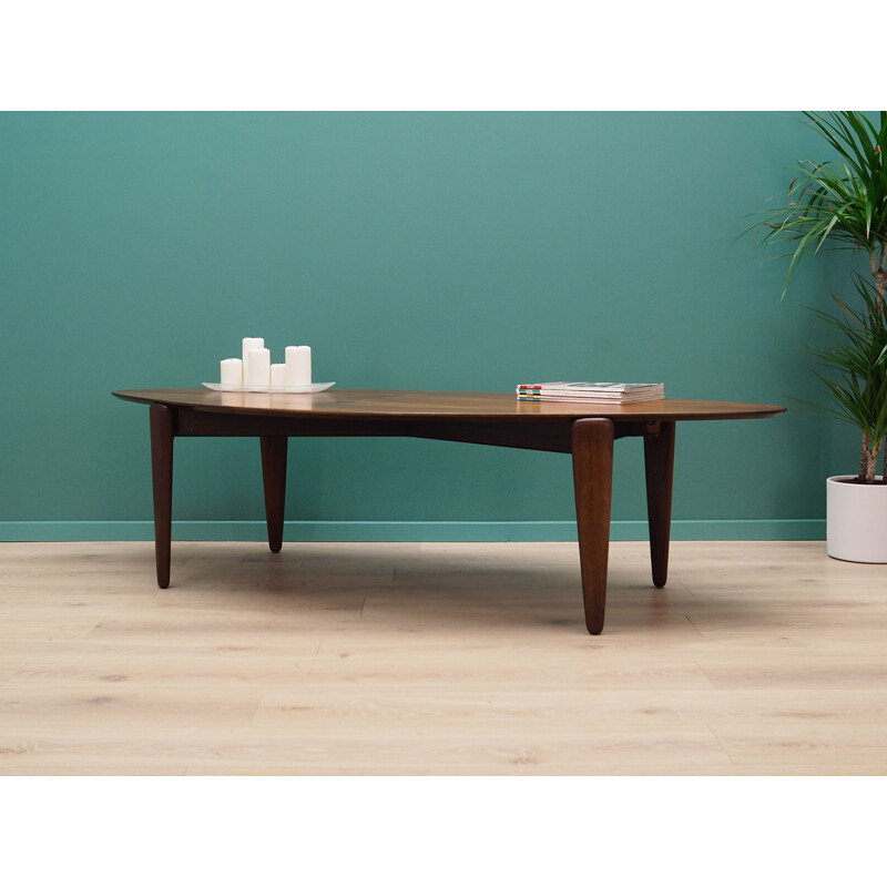 Vintage Scandinavian coffee table rosewood 1970