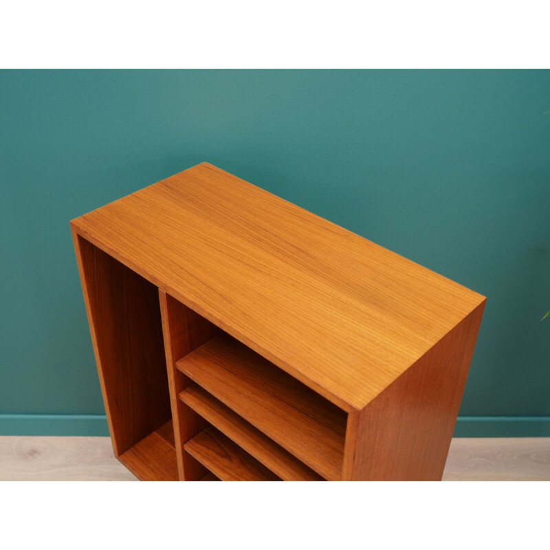 Vintage teak bookcase danish design 1970