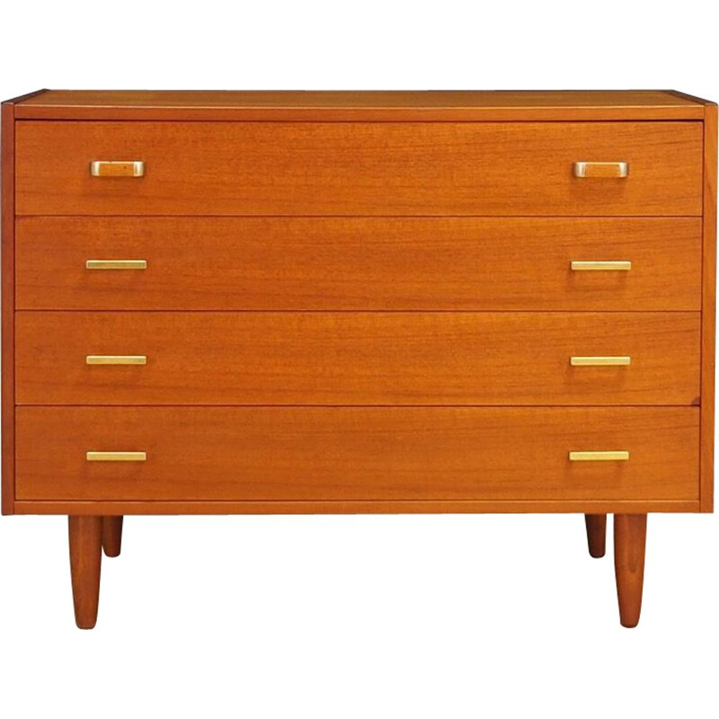 Commode vintageen teck, 1960-70