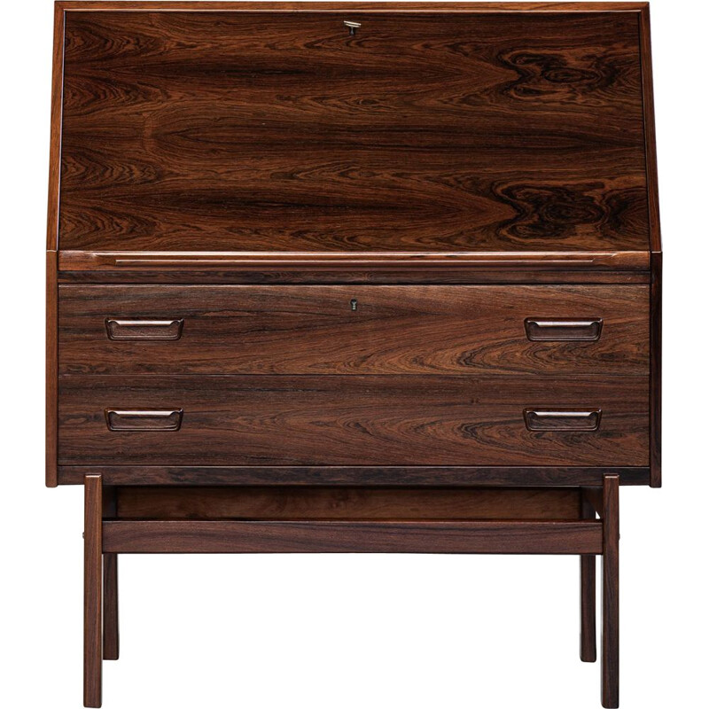 Vintage secretary in rosewood by Arne Wahl Iversen for Vinde Møbelfabrik, 1960s