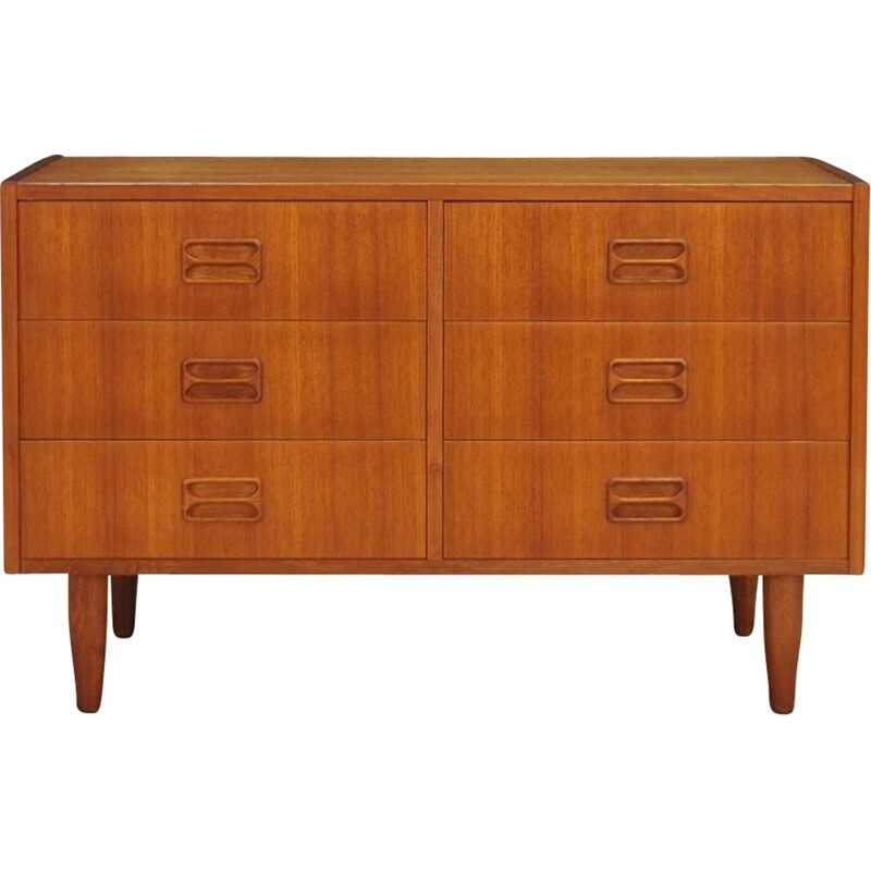 Vintage Scandinavian chest of drawers in teck, 1960s