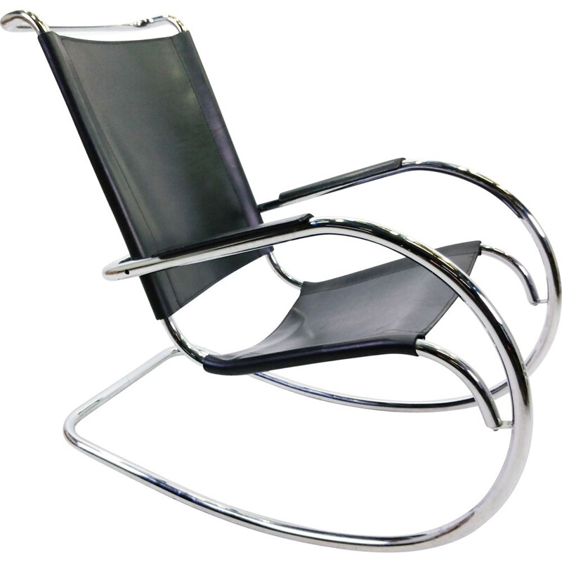 Vintage rocking chair by Fasem, Italy