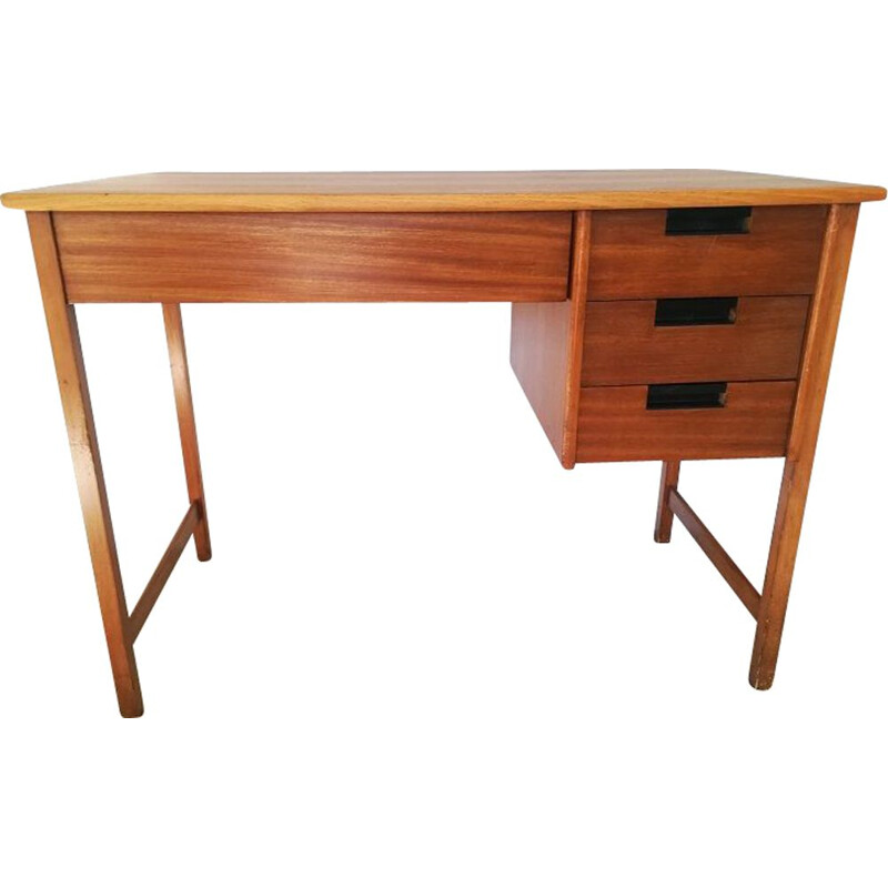 Vintage Scandinavian wooden desk