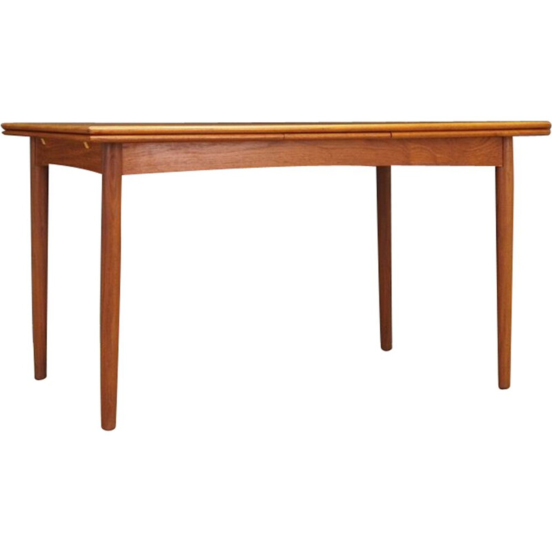 Vintage Danish Table in Teak Extendable, 1960