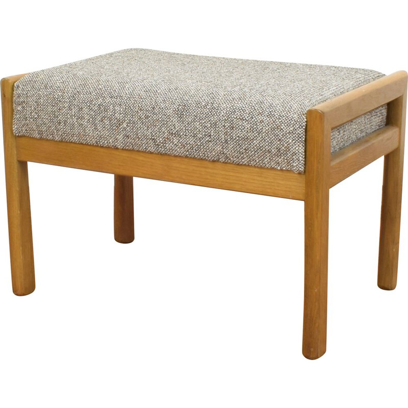 Oak foot stool from Casala, 1960s