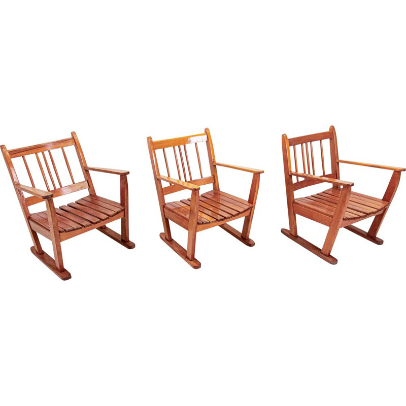 Set of 3 Arnhem Monastary chairs