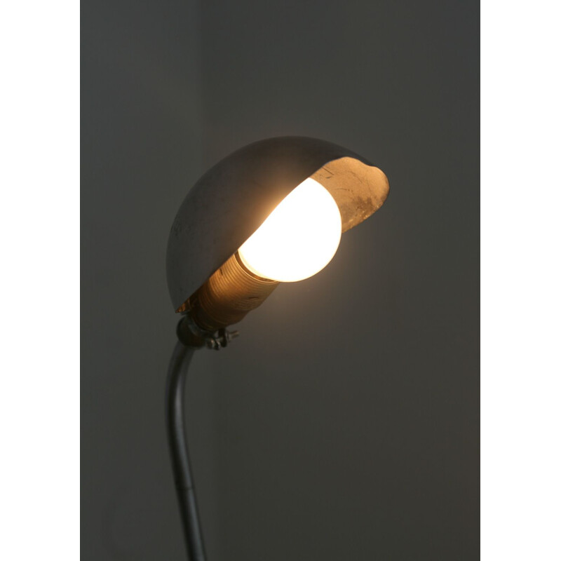 Small vintage industrial table lamp