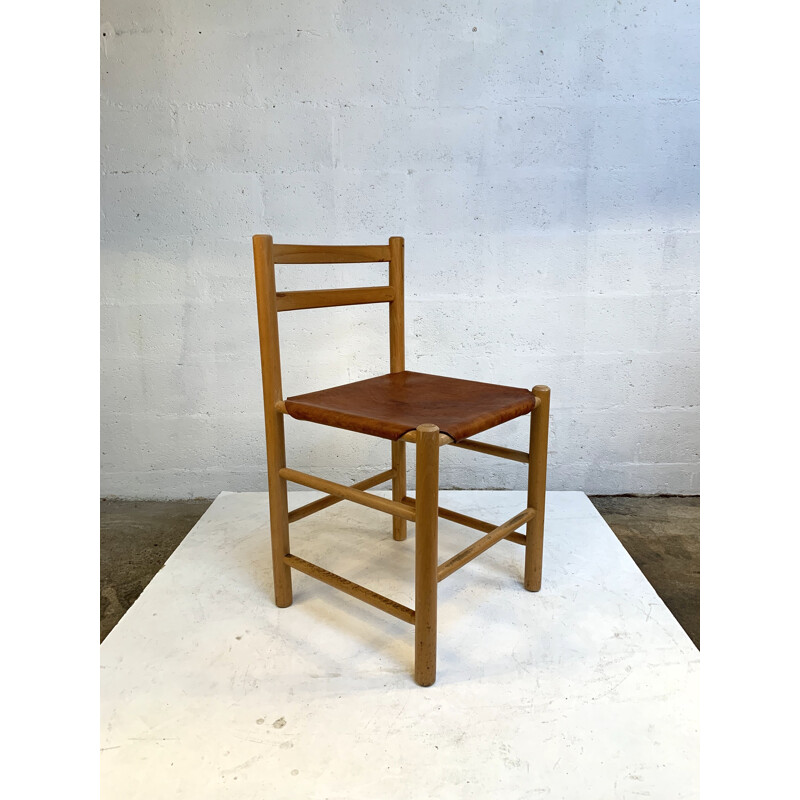 Set of 8 scandinavian vintage chairs