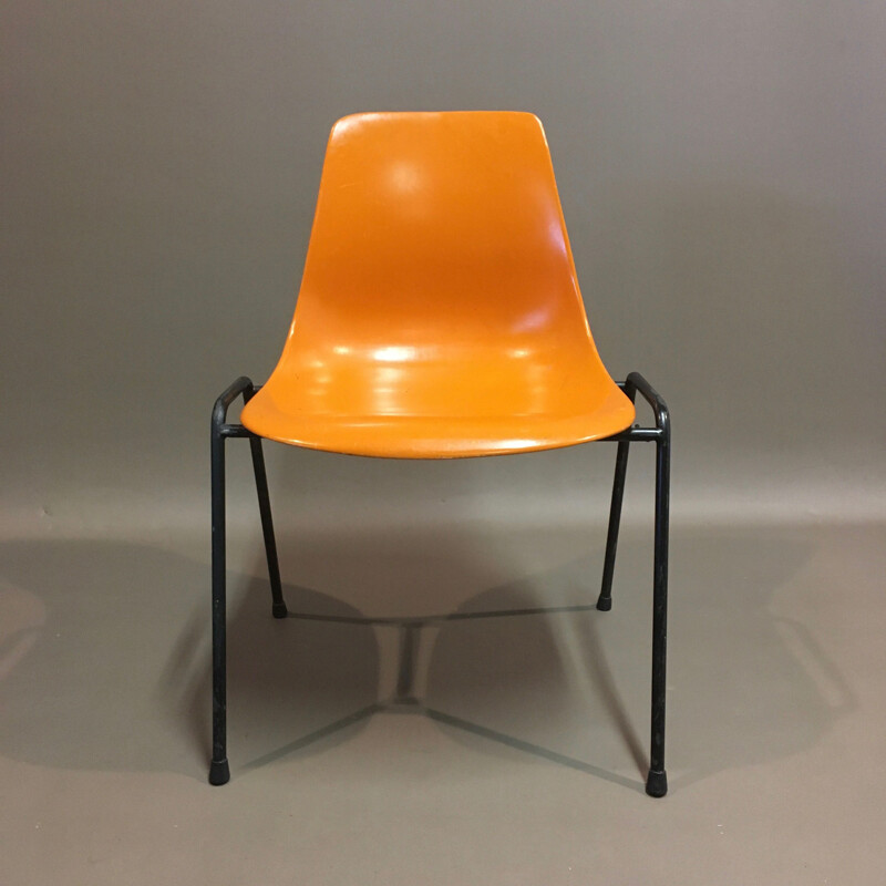 Set of six vintage Georg Leowald chairs 1960
