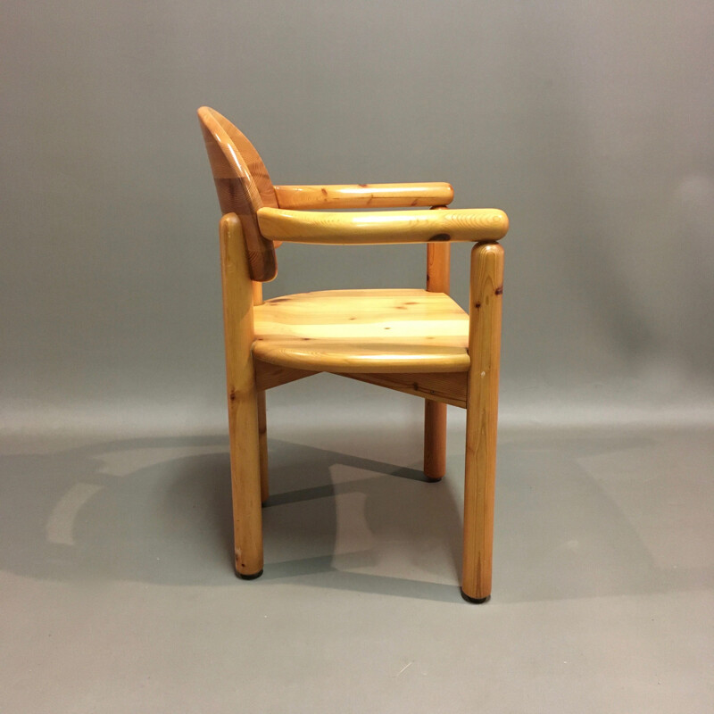 Ensemble vintage de 4 chaises et 2 fauteuils Rainer Daumiller, 1970